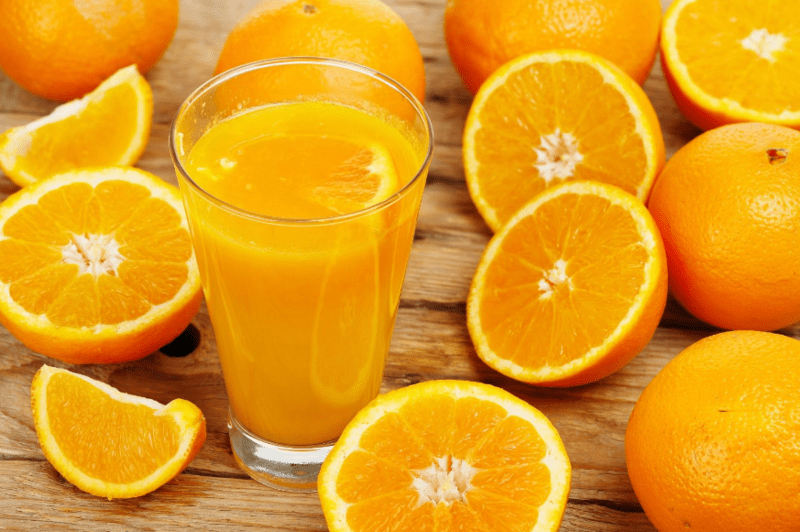 Nước cam giúp giảm cân hiệu quả