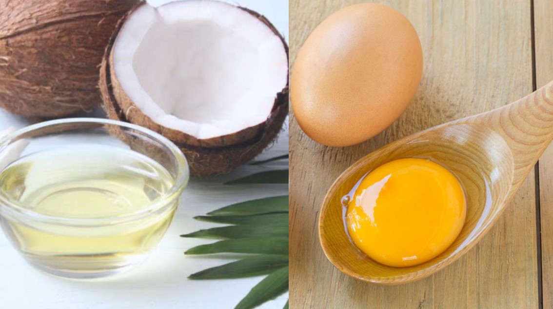 Cách ủ tóc bằng dầu dừa và trứng gà
